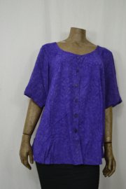 Billy B Blouse B215 korte mouw paars
