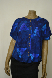 Billy B Blouse B203 blauw teken