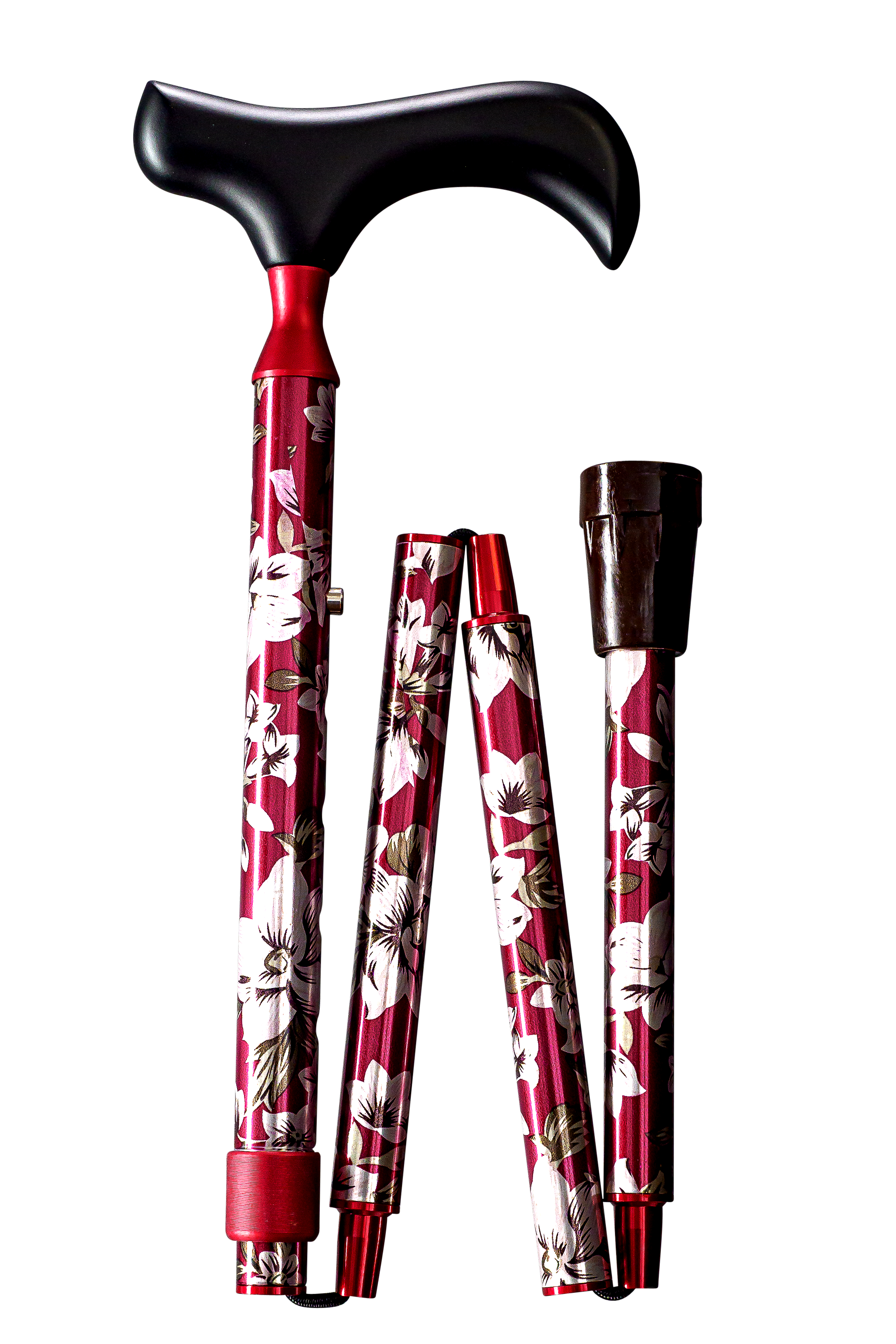 DELUXE- "NECK FLORA", ROOD 78 cm tot 88 cm