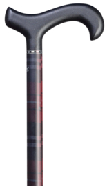 Wandelstok  - CARBON " KARO ROOD "  Verstelbaar van 79 - 96 cm