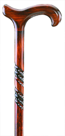 Gastrock Heren Wandelstok -Spiral-Derby