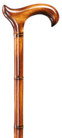 Esdoorn / bamboe houten wandelstok
