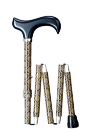 DELUXE-Slank opvouwbaar wandelstok "LANDIDYLL" 76 - 86 cm
