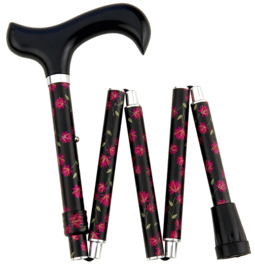 DELUXE-Slank opvouwbaar  " SUPER MINI ,, FLEUR '' 77 - 82 cm
