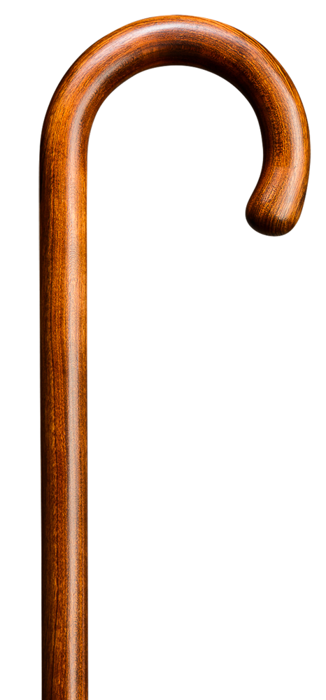 Wandelstok Rondhaak kersen