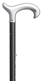 CARBON " CHROOM "  Verstelbaar van 80 - 95 cm