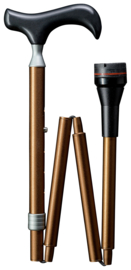 PHYSIO-Wandelstok Oud Goud " 85 - 95 cm