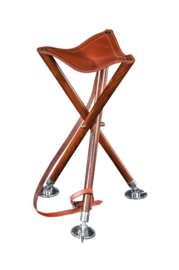 Driebeen stoel / Jachtstoel Zithoogte 65 cm