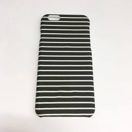IPhone 6/6s case - stripes black & white