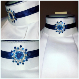 Swarovski Plastron Blue line