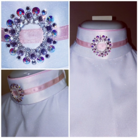 Swarovski plastron Pink Surprise