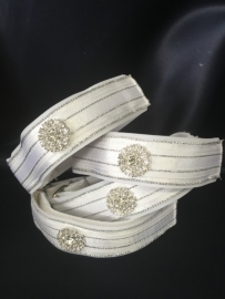 Bandage straps White /silver