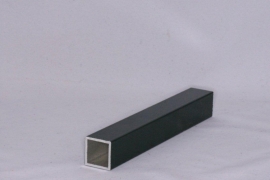 Aluminium koker 20x20x1,5 mm. Lengte 99 cm.