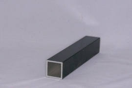 Aluminium koker 20x20x1,5mm. Lengte 199 cm.