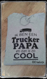 Hoodie trucker papa/opa/mama/oma