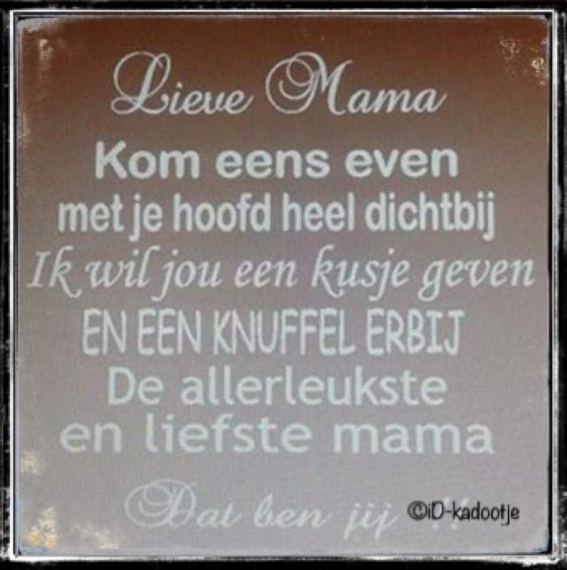 Wonderlijk Kussen lieve mama/oma (Tekst ik of wij: Tekst met we/wij OV-41