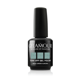 Soak Off Gel Polish #S107 Green Aurora