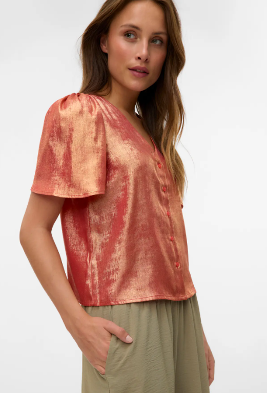 VMAMALIA SS V-NECK TOP -Vero Moda-