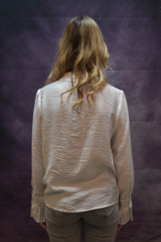 VM Plissie Blouse snow white