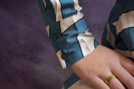 VM Cindy blouse Turquoise