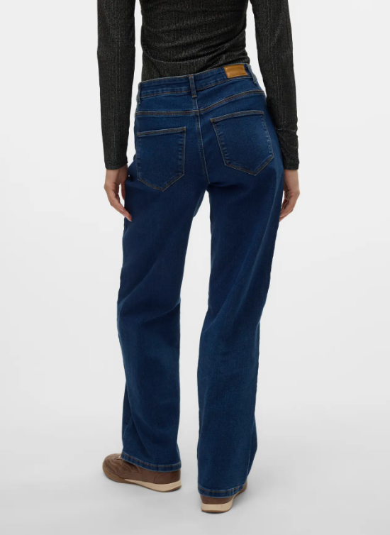 VMELLY MR WIDE JEANS BLUE  -Vero Moda-