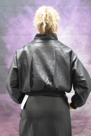 Leather Look Bomberjacket