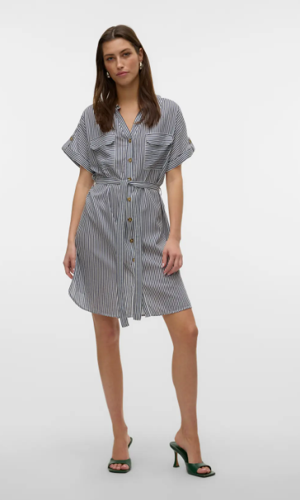 VMBUMPY SS SHORT SHIRT DRESS -Vero Moda-