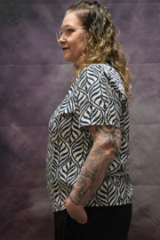 VMJOSIE SS V-NECK GATHERING TOP -Vero Moda-