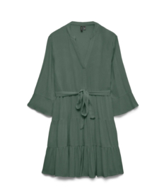 VMMENNY LS V-NECK SHORT DRESS  -Vero Moda-