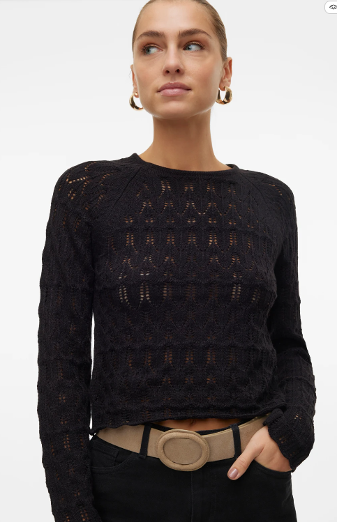 VMNEWFABIENNE LS O-NECK PULLOVER  -Vero Moda-