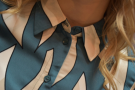 VM Cindy blouse Turquoise