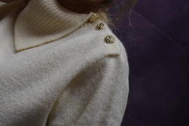 VMHAZEL LS SPLITNECK PULLOVER -Vero Moda-