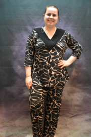 Magna Top Print Beige