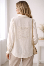 VMIYANA L/S DETAIL SHIRT   -Vero Moda-