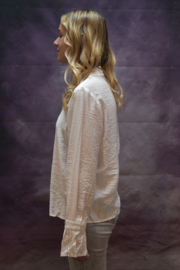 VM Plissie Blouse snow white