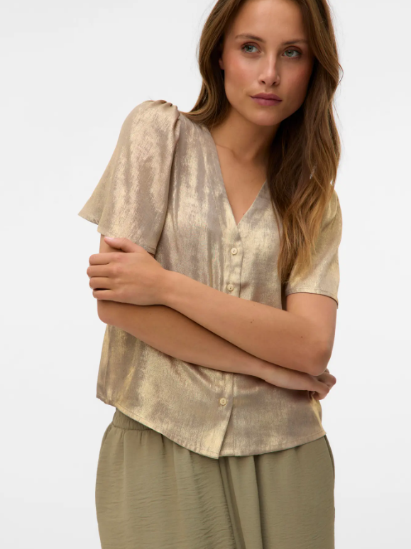 VMAMALIA SS V-NECK TOP -Vero Moda-