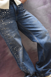 Jewelly studs broek