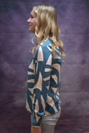 VM Cindy blouse Turquoise