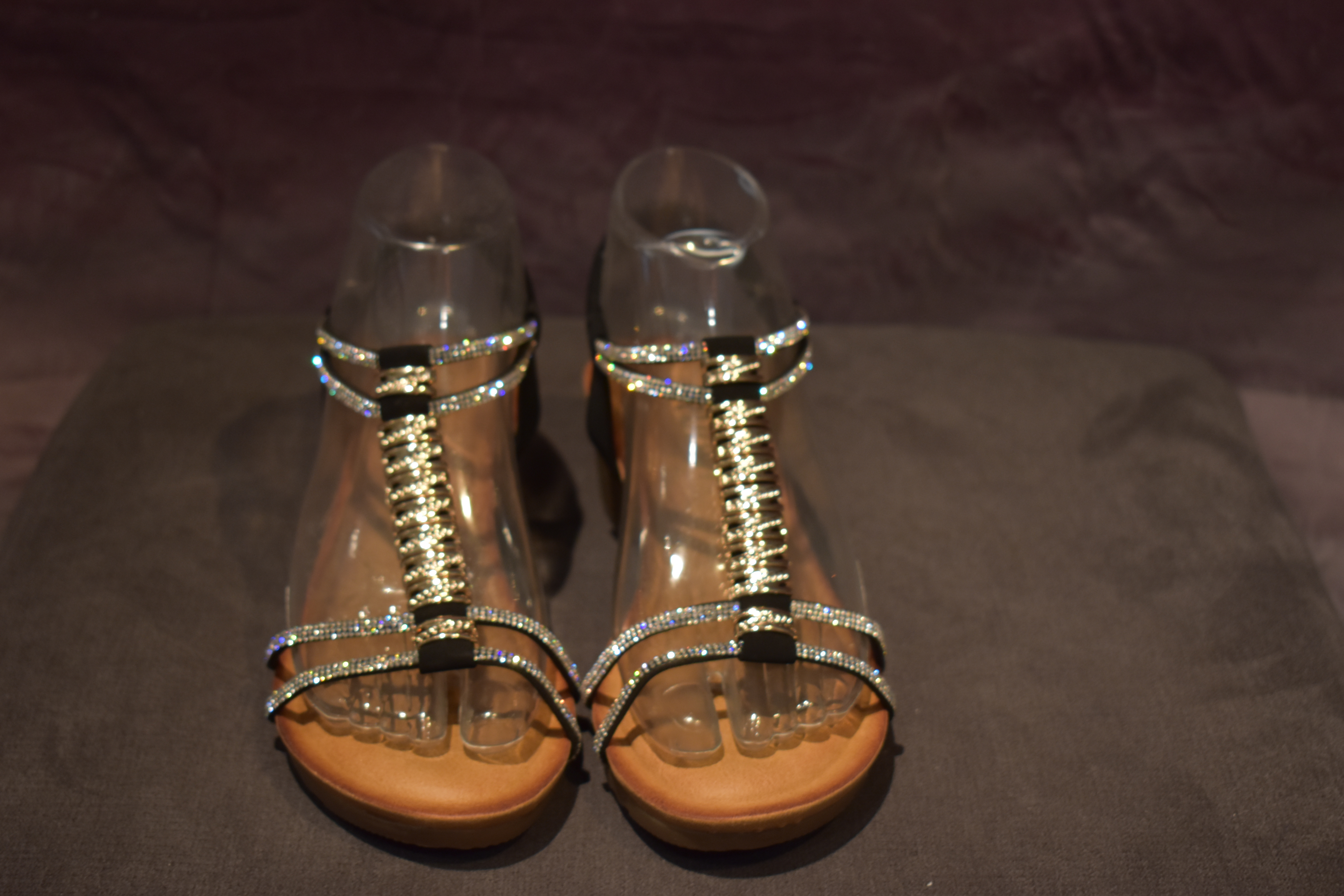 Sandaal Glitter Zwart