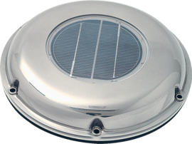 standaard zonne-ventilator verchroomd extra plat