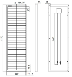 Starre Solarmodule 12V