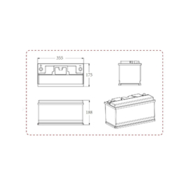 Perfektium PF LiFePo4 12.8V 100Ah Lithium Accu BMS