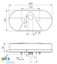 Jokon	Multilicht met driehoek reflector links