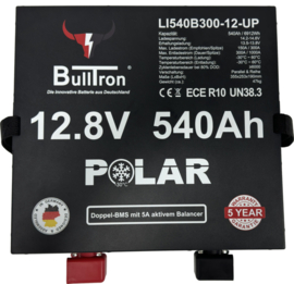 Accu onder Stoel Polar 540Ah LiFePO4 12,8V met 300A dubbel BMS
