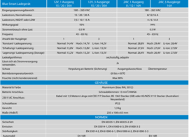 15A, BlueSmart IP22 Ladegerät 12/15 - 3 Anschlüsse