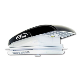 ExtraFAN dakluik smoke/zwart met ventilator 12Volt