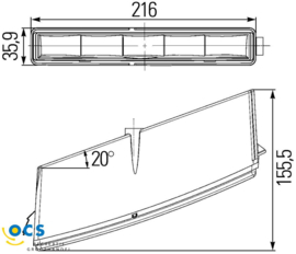 Dagrijverlichtingset Ledayline® LED 12 v rechts