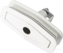 Safe-Tec Salino spanslot flap lock, wit-grijs