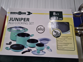 Brunner Juniper alu cooking set 22 cm 9 delig