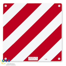 Fiamma Gevarenplaat aluminium rood/wit